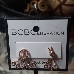 BCBG Peace Out Jacket earrings